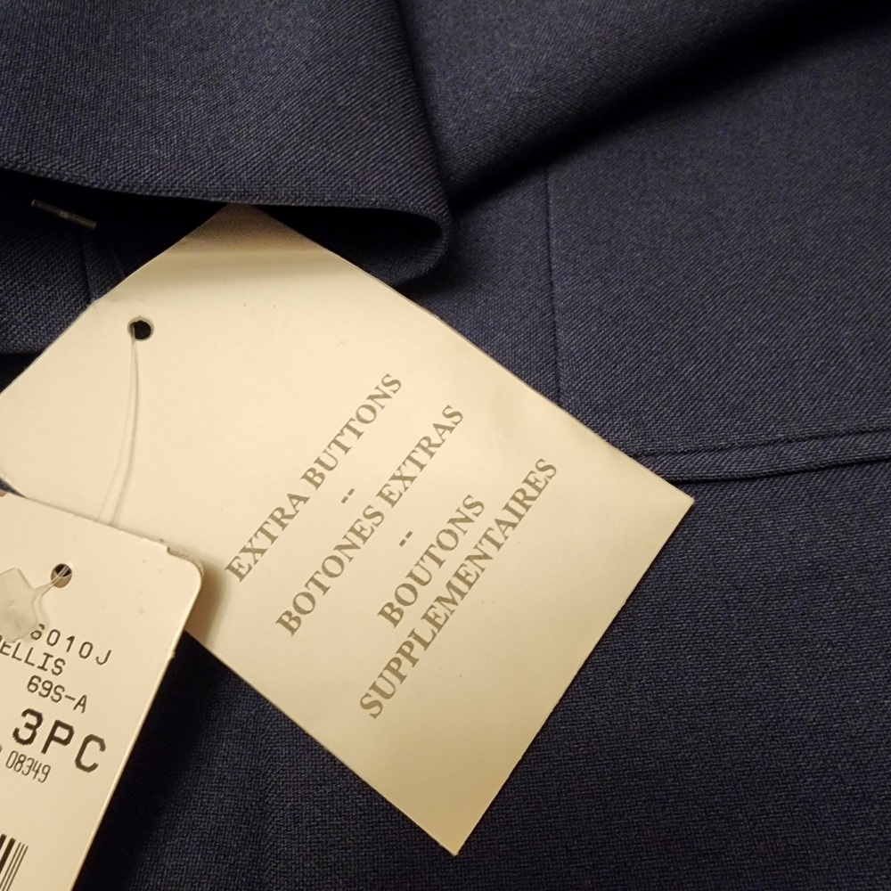 Jones NY Navy Blue Suit Blazer Jacket Size 6 NWT - Picture 11 of 14